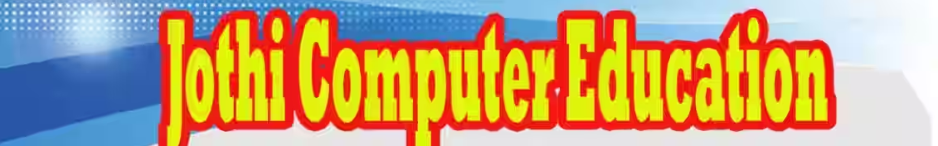 JOTHI COMPUTER EDUCATION Tirunelveli